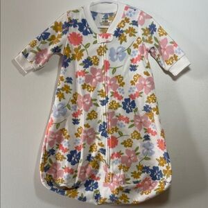 3/$20 Carter's Floral Fleece Sleep Sack, PRELOVED, 0-3M